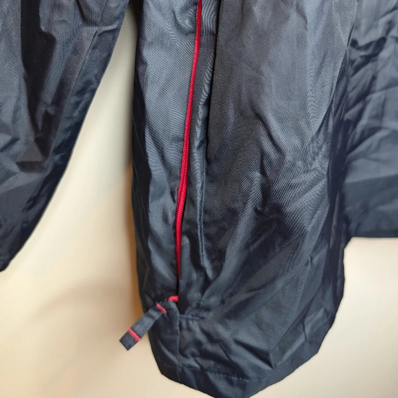 Quechua Foldable Dark Blue Raincoat Woman Medium to Large - Picture 7 of 7